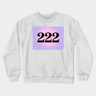 222 Angel Numbers Crewneck Sweatshirt